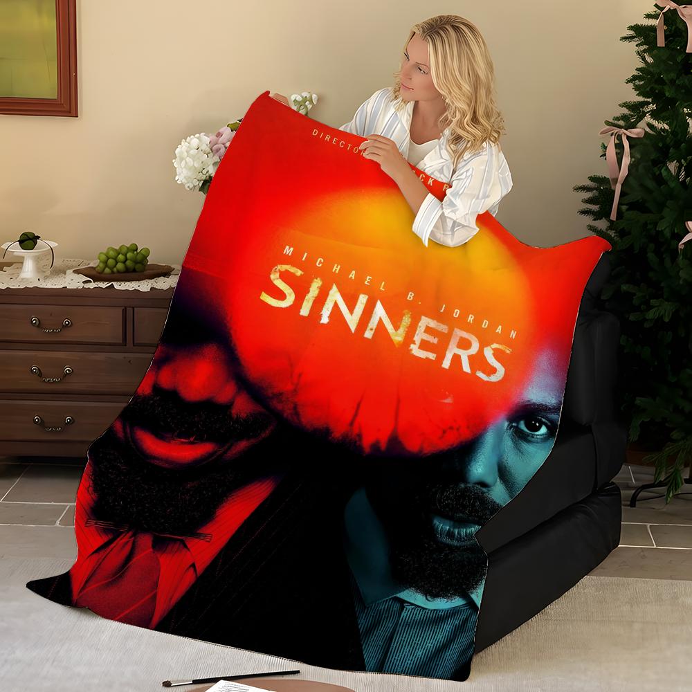 Movie S-Sinners Throw Flannel Blanket, Soft Warm, Durable & Washable cute Cool