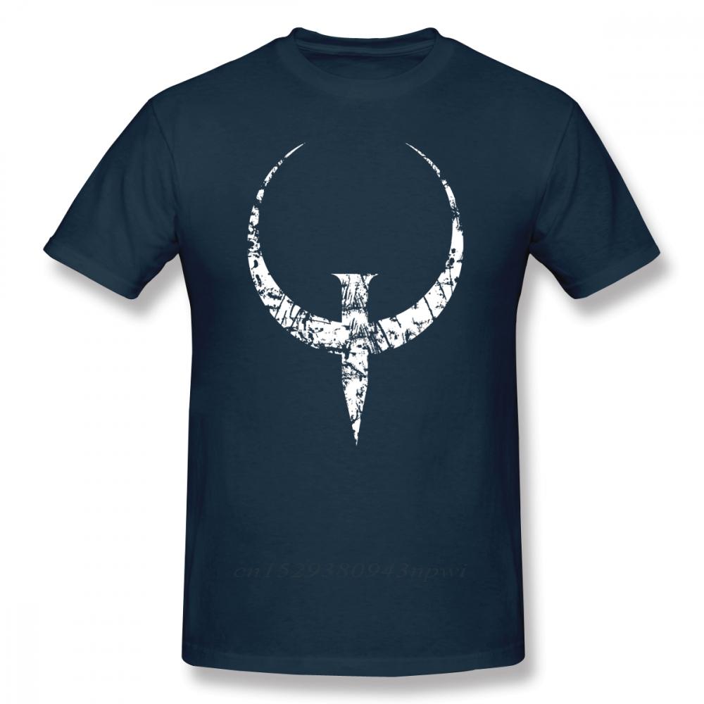 Quake T Shirt Quake White TShirt Graphic 100 Cotton Tee Shirt Men Short Sleeve Classic Cute Tshirt