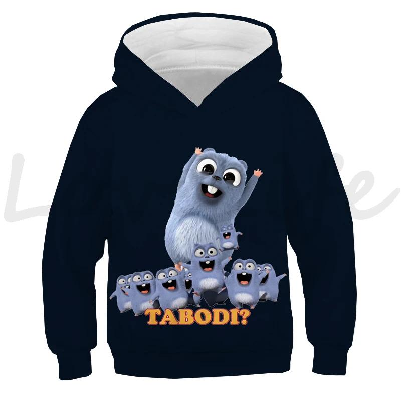 Grizzy i Lemingi Bluzy Dziecięce Casualowe Bluzy z Kapturem Topy Sudadera Chłopcy Dziewczynki Słońce Niedźwiedź Grizzly Bluzy z Kapturem Dzieci Bluza z Kapturem