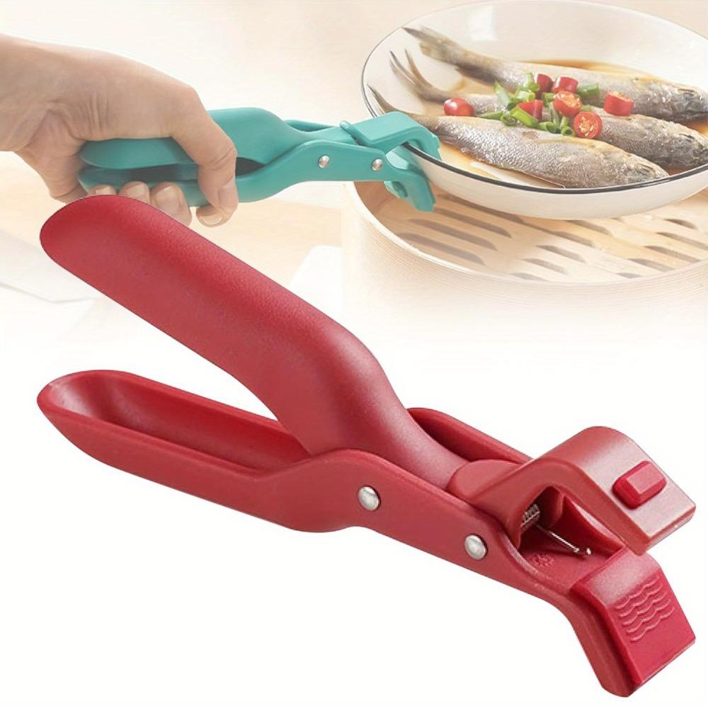 Multi-Function Anti-Scald Bowl Clip. Hot Bowl Dish Plate Gripper Clips Tongs Clamp Holder, Kitchen Silicone Anti Slip Clip