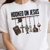 Hooked On Jesus T-shirt, Christian Fishing Apparel, Faith Apparel, Religious Tee