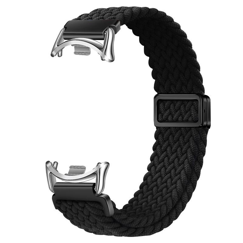 Solo Loop Strap For Xiaomi Mi Band 8 9 Elastic Braided Nylon Adjustable Watchband Correa Bracelet For Miband 10 Miband9 8 Accessories