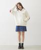 Milkfed Love Heart Elbow Off White Women's Sweatshirt,