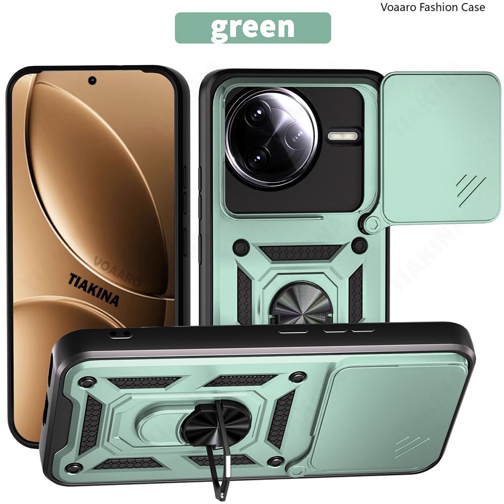 Rotate Slide Lens Funda for Xiaomi Redmi K80 Pro 5G Case for POCO F7 Ultra Armor Case Magnetic Ring Stand Holder Back Cover