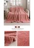 Velvet Jacquard Butterfly Flower Multifunctional Wool & Coral Nap Blanket