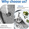 2 Pcs Stainless Steel Swan Sink Strainer Basket, Sink Strainer Colander Drain Basket, Faucet Hanging Filter Basket, Corner Sink Strainer for Kitchen