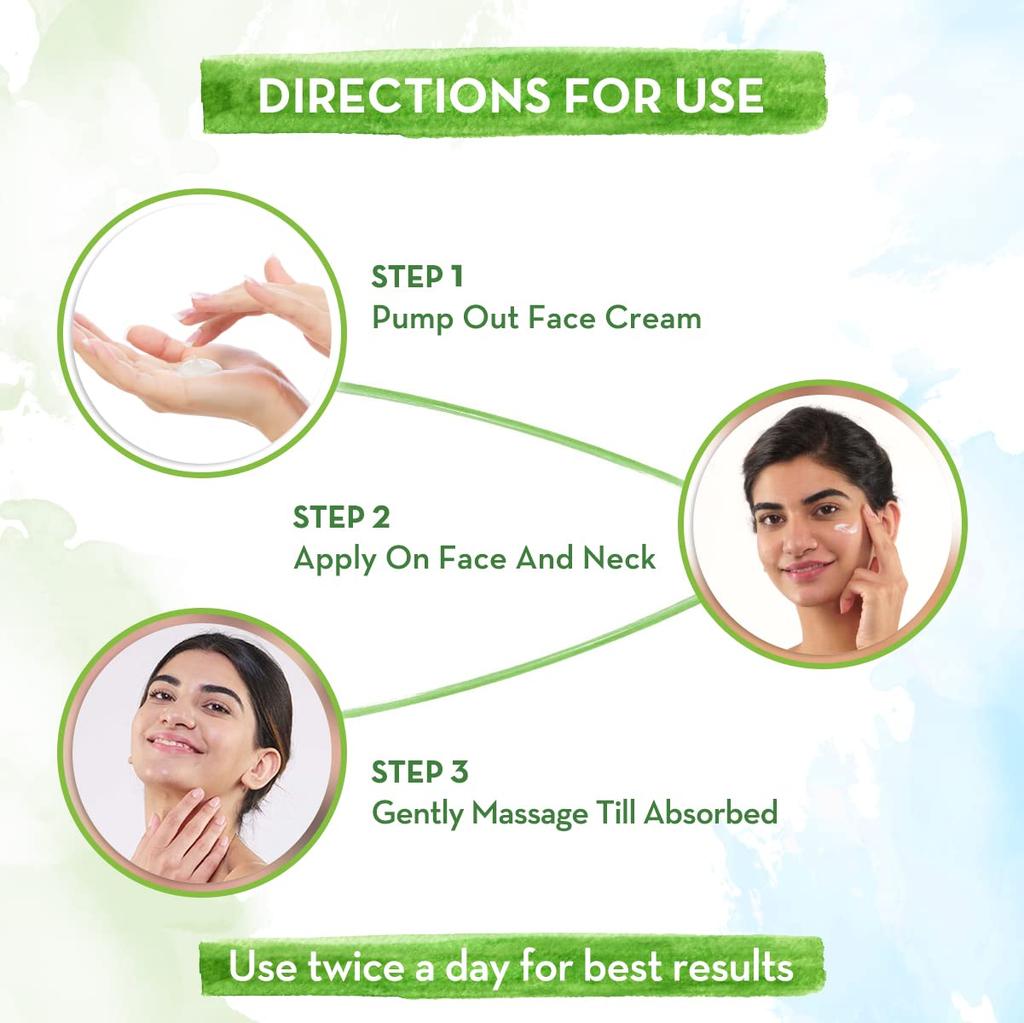Mamaearth Bye Bye Face Cream For Women With Green Tea Collagen & Hyaluronic Acid For Fine Lines Wrinkles 30 G