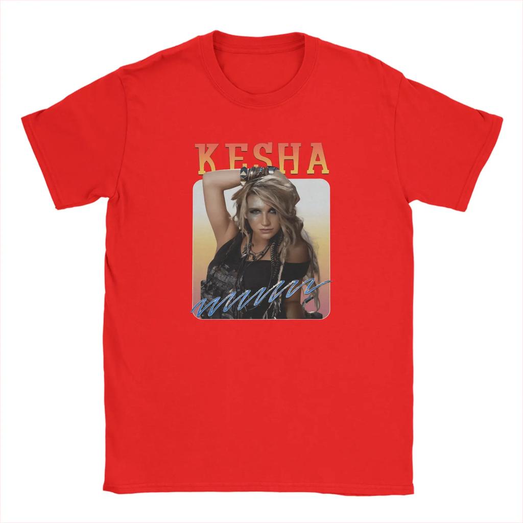 Unisex Vintage Aesthetic Singer Kesha Album 2026 Graphic T Shirt Cotton Clothing Novelty Short Sleeve O Neck Soft Tee Shirt Summer