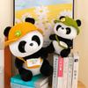 New Satchel Panda Doll Plush Toy Kids Birthday Doll Gift Cute Panda Ragdoll