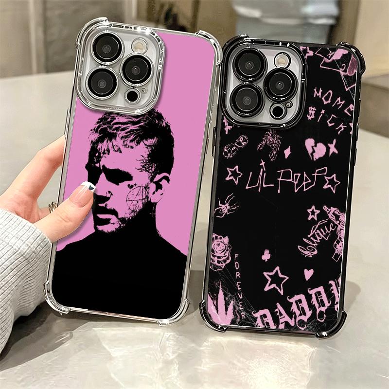 Lil Peep Hellboy Liebe Beschichtung Handyhülle Für Iphone 16 17 Pro Max Air 16E 14 15 Plus 12 13 Mini Anti-Fall Airbag Abdeckung