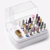 30 Holes Nail Art Drill Storage Box Grinding Polish Head Bit Holder Display Nail Drill Bits Organizer Nail Stand Manicure