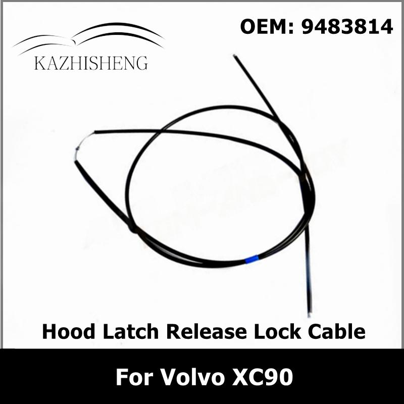 

Чорний трос замка-розблокувальника капота автомобіля для Volvo XC90 9483814
