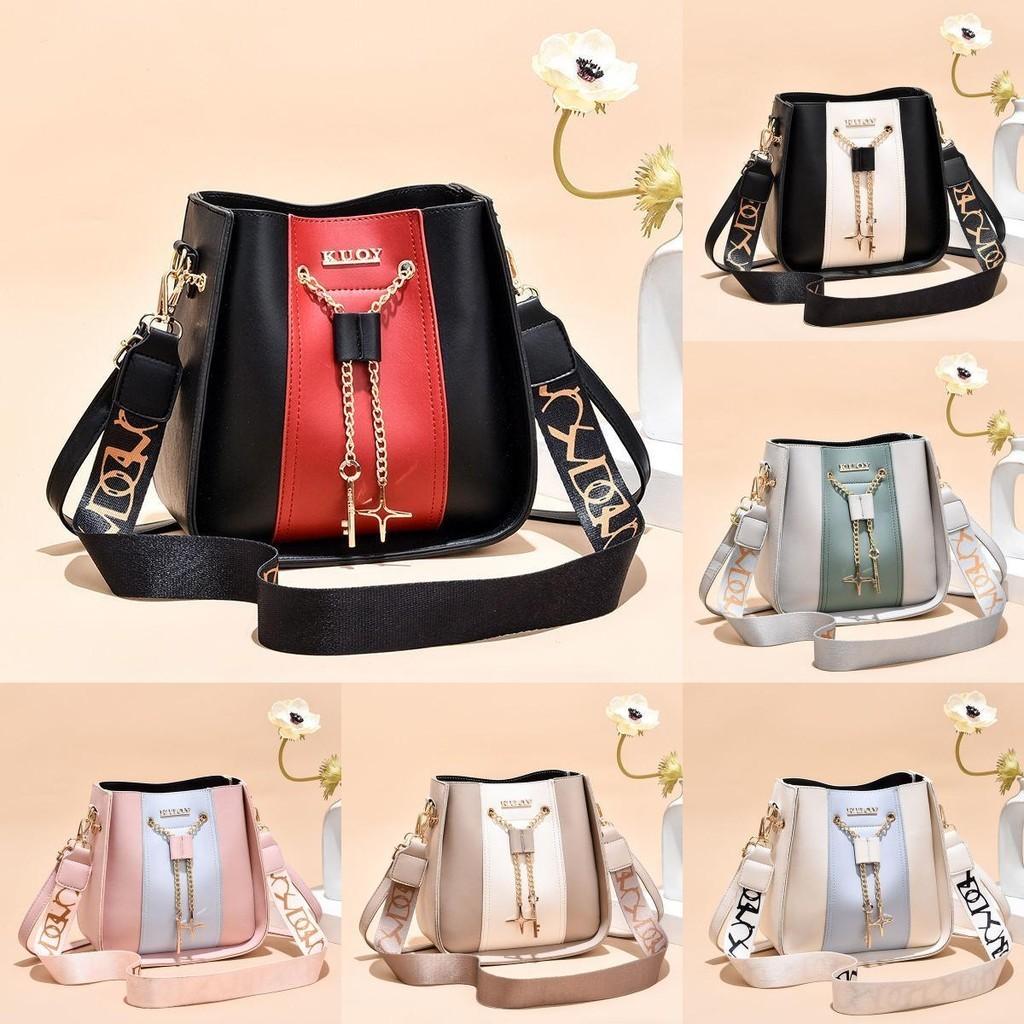 Trendy 2023 New Style Colorful Shoulder Bag For Women With Wide Strap