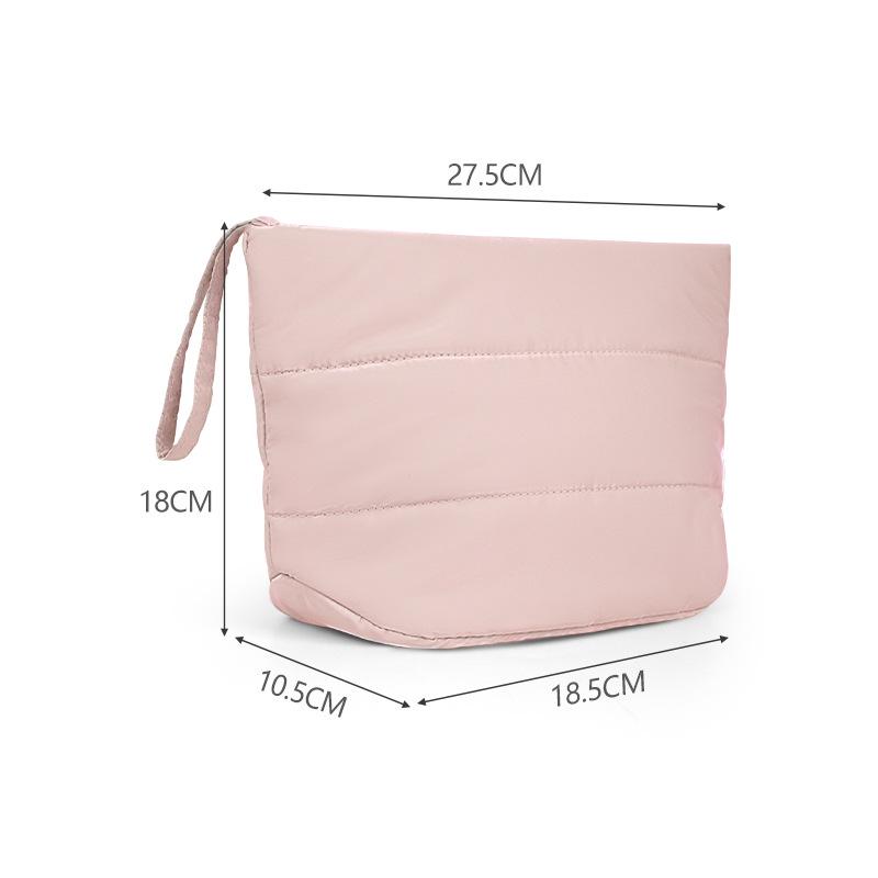 Multi-functional Lightweight Travel Makeup Bag with Large Capacity and Multi-layer Compartments