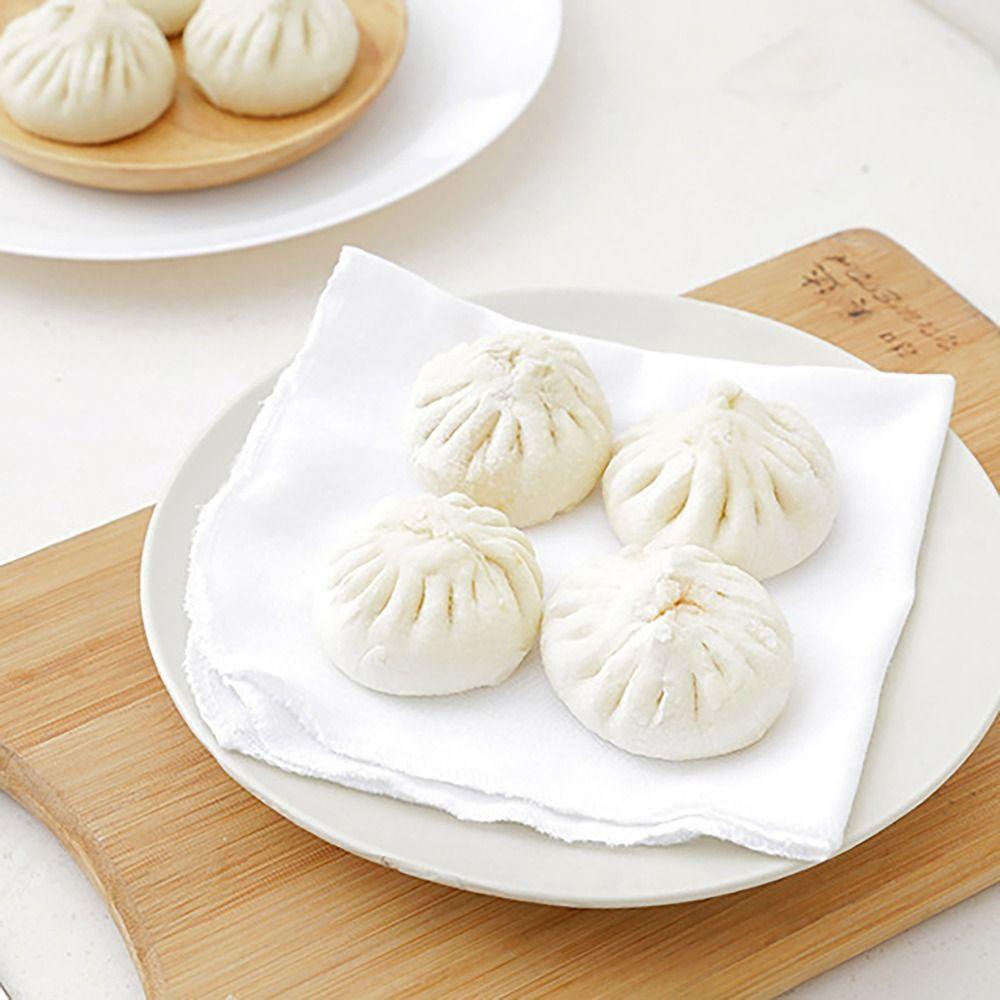 Cotton Purified Steamer Gauze Non-stick Pot Mat Breathable Dumpling Pad  Steaming Grid