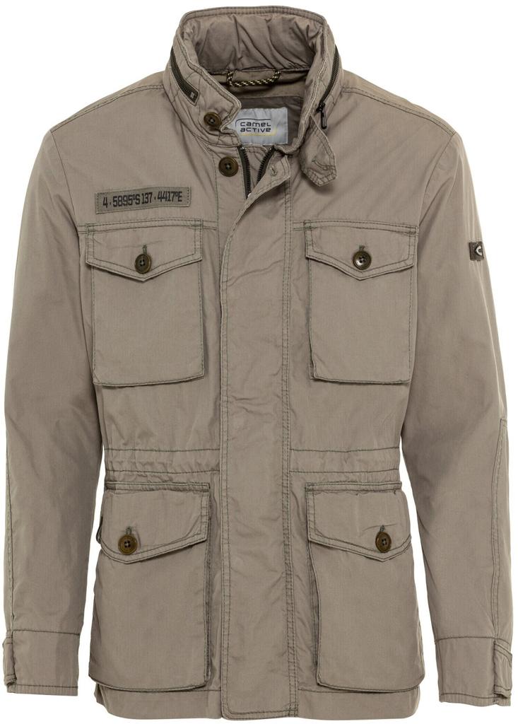 Winter Jacket Camel Active Fieldjacket with Roll-away Hood (420440 7446 31) Khaki
