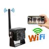 Car Visual Camera WiFi Wireless Rearview Mirror Vehicle Camera LED HD High Definition Rearview Camera Waterproof for Truck Bus
