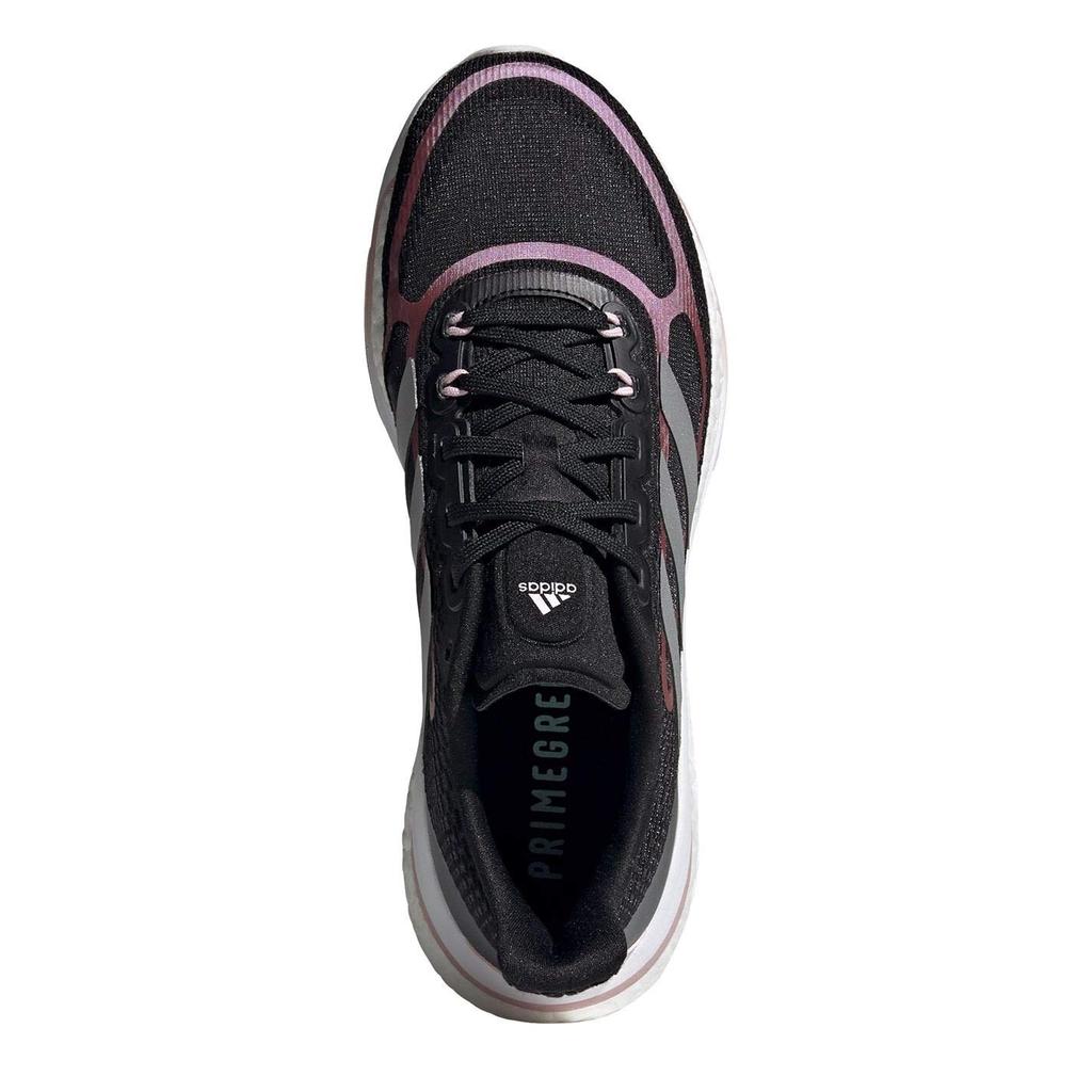 Laufschuhe LAF48 21 Modell Core Metallic cm [Adidas] Supernova+ Frühjahr/Sommer Damen Schwarz/Silber Metallic/Pink (FX6698) 25,0