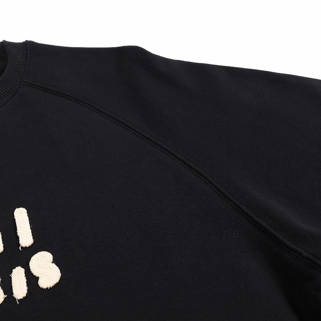 215 AMI 2025 Autumn and Winter New High-quality Cotton Round Neck Hoodie Men Pullover