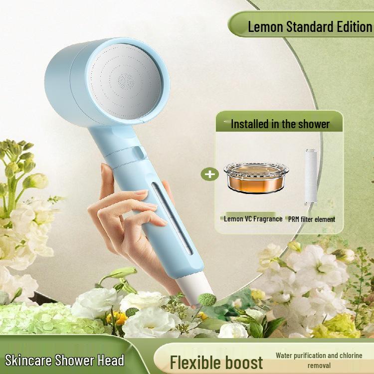 Filtered Booster Handheld Shower Head with Large Output