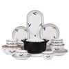 GeBoSi 20-Piece Japanese Style Ceramic Dinnerware Set