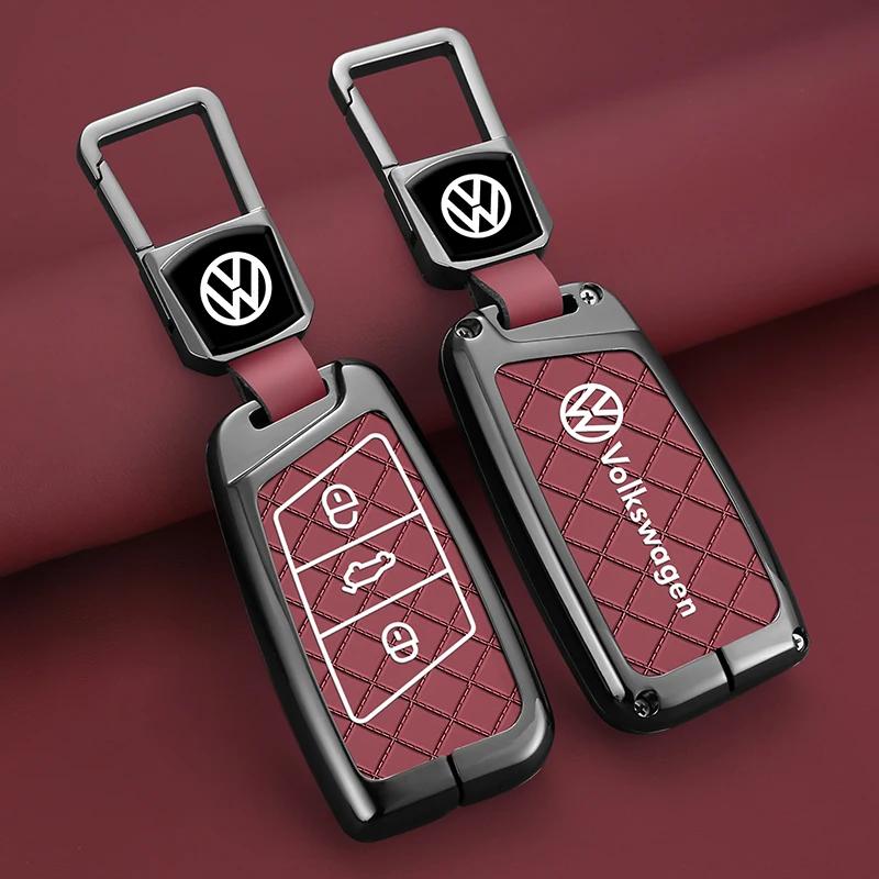 Valve Stems Caps For VOLKSWAGEN VW Fashion Car Smart 3 Buttons Key Case Cover Shell Fob For VW Volkswagen Passat B8 CC Arteon Ma Zw3