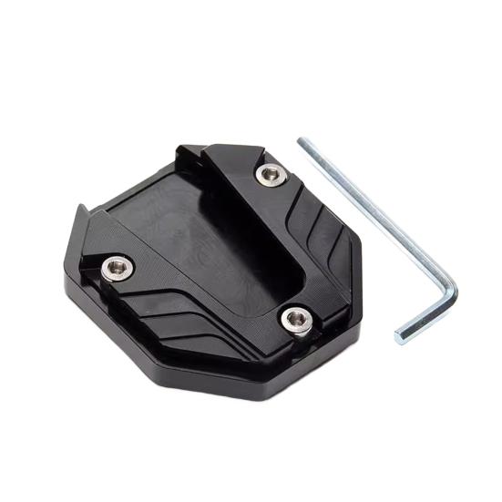 Kickstand Extender Motorcycle Side Stand Pad Aluminum Alloy Enlarged Base