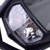 Black Plastic Motorcycle Dirt Bike Front Headlight Headlamp With Fairing H4 12V