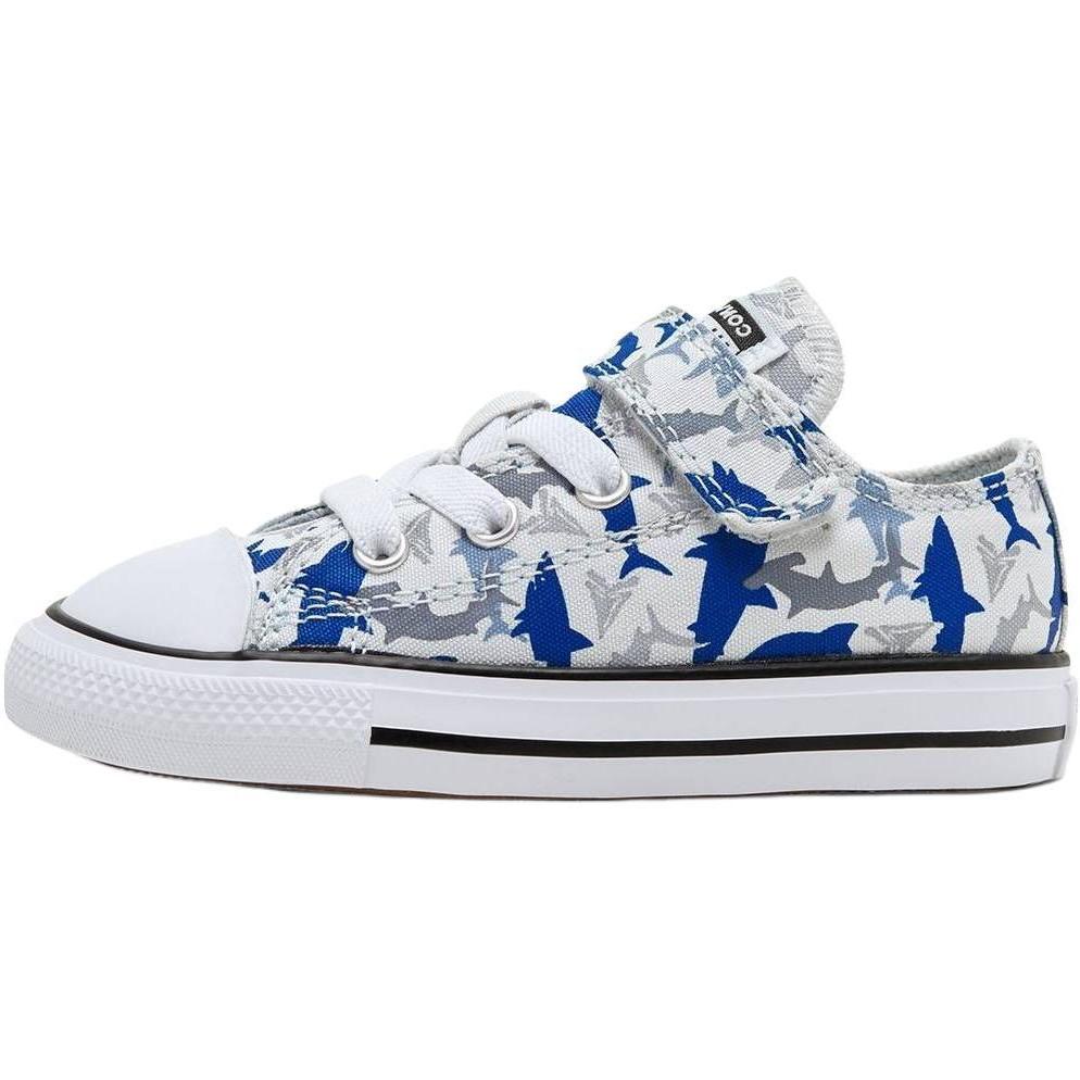 

Converse Chuck Taylor All Star Удобные Универсальные Низкие Кроссовки для Ходьбы Детские кроссовки Белый Синий Серый 766892C 22