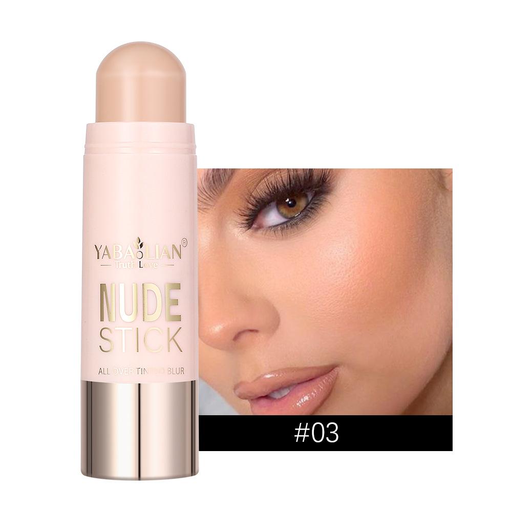 Grooming Stick Wheat Long-lasting Highlight Stick Waterproof Blush Grooming Cream Blush Stick