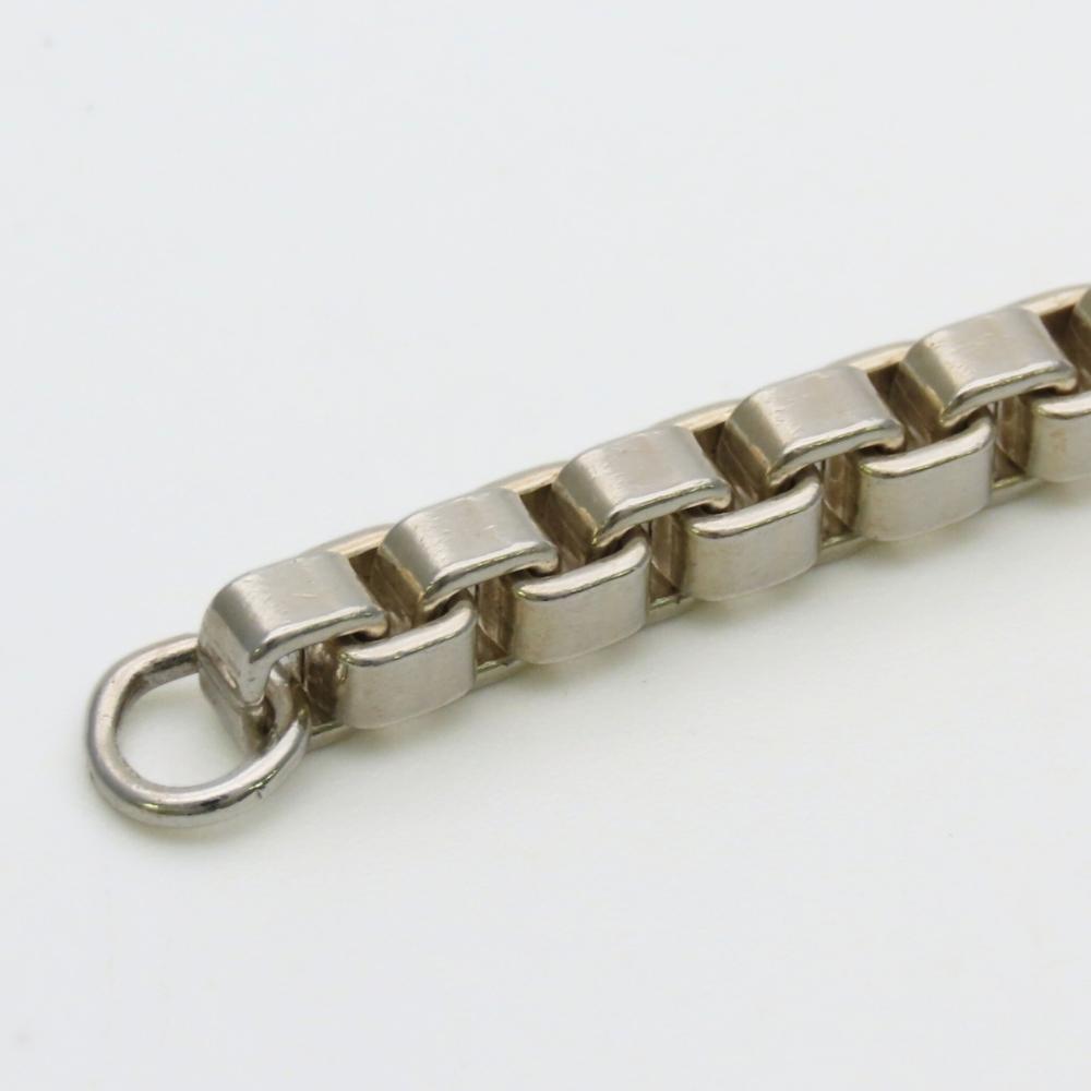 Begagnade TIFFANY&Co. armband Venezianskt Silver925 15,9g Silverkedja