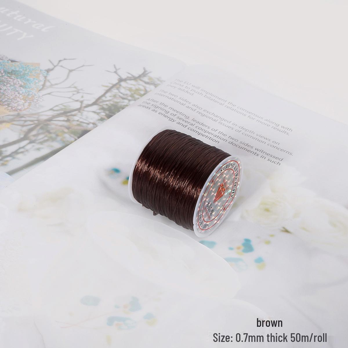 

Цветная эластичная леска своими руками для изготовления бисерных украшений - кольца, ожерелья, браслета. Плетеная леска для аксессуаров.