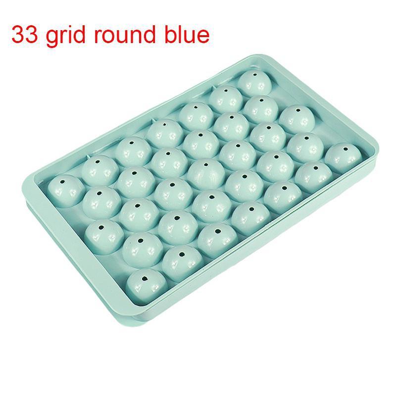 Eiswürfelbereiter mit Wabenstruktur und 37 Mulden, wiederverwendbare Schalen, Eiswürfelform aus Silikon, BPA-frei, Eisform mit abnehmbaren Deckeln