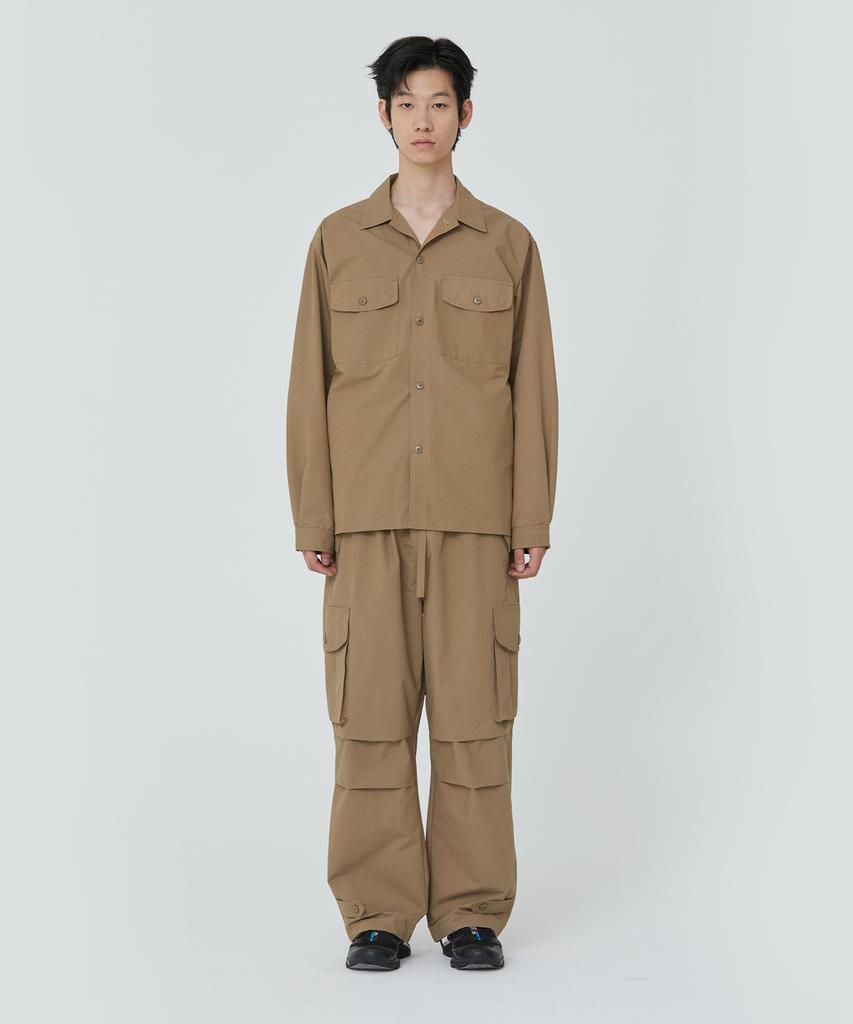 Publicfigure Chambray Shirt Jacket_Beige