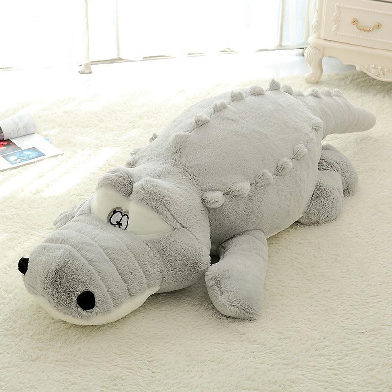 100cm Cartoon Crocodile Plush Stuffed Pillow Cute Couple Creative Toy Children's Birthday Gift Doll Kawaii Sofa Decoration