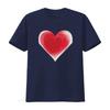 Red Heart Summer T Shirt for Women  with Cool Prints National Parents Day S Vintage Washed Fashion Streetwear Breathable