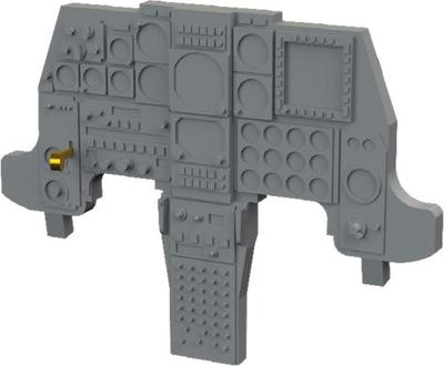 Eduard Serie Look Panel de Instrumentos Grandes Piezas de Maqueta de Plástico EDU644308 1/48 A-10A (para Pared) (Avión)