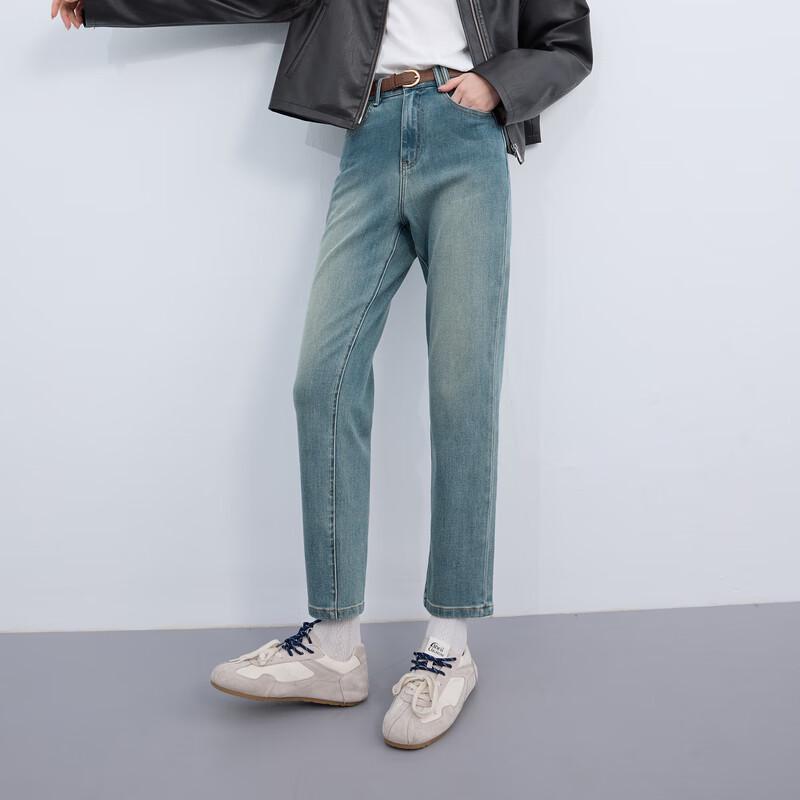 

Sancai Women s Plus Size High-Waisted Lyocell Blend Cigarette Jeans 3XL