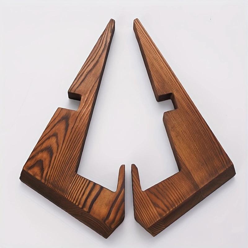 1pcs Wooden Cookbook Stand Flat Stand Base Kitchen Reading Stand Wooden Record Stand