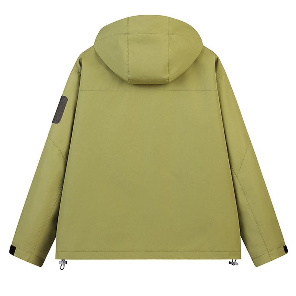 Unisex Autumn Casual Sports Windproof Jacket Zipper Workwear Jacket