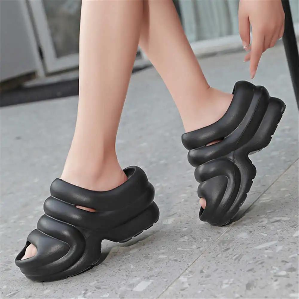 Number 37 Mid-heeled Womens Silver Sandals Shoes Ladies Designer Indoor Slipper Sneakers Sports Casuals High-quality