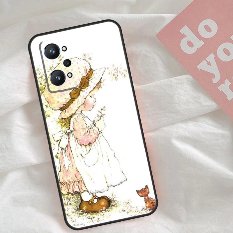 Sarah Kay pattern Case For Realme C53 C55 C33 C63 C61 C51 C65 C67 C71 C75 11 12 13 14 Pro Plus GT6 GT7 15 Pro