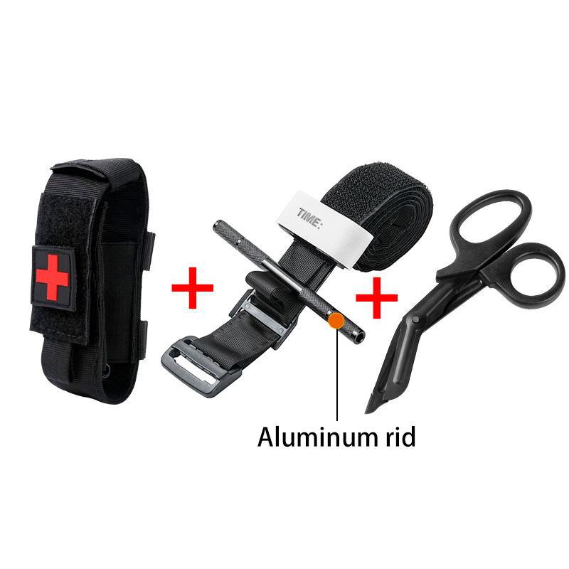 First Aid Kit Tourniquet Molle Survival Set Pouch Nursing Holder Scissors Bag Outdoor Equipment Spinning
