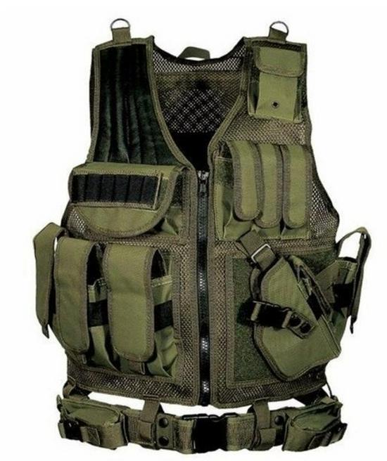 Ultra-Light Breathable Tactical Vest - Outdoor Mesh Combat Protection, Stab-Proof Design