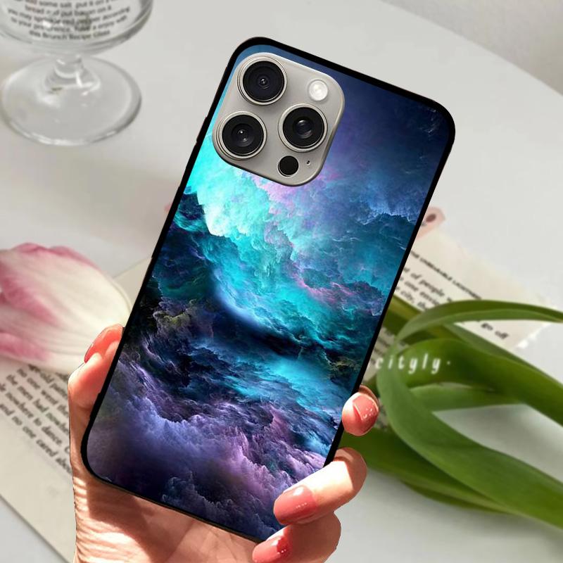 Popular Patterns For iPhone 15 Plus Case On iPhone15 Soft Silicone TPU Phone Cover For iPhone 15 Pro Max Protector Coque Funda