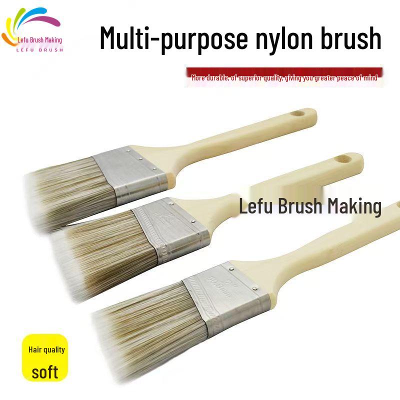 Angled Brush for Trimming, Outlining & Finishing with Latex Paint