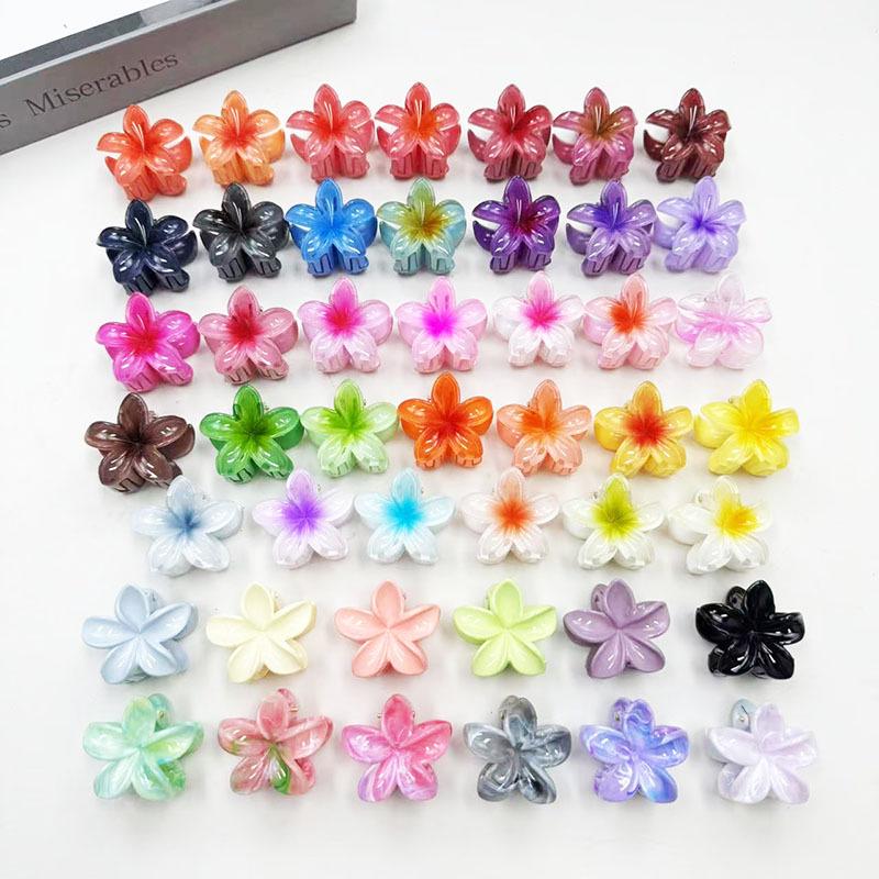 Europäische & Amerikanische Frangipani 4cm Strandurlaub Mode Haarspange