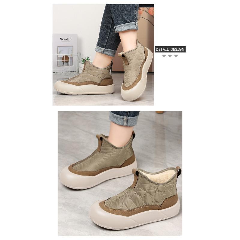 Cotton Shoes, Women's Winter New Women's Boots, Cold-proof Warm Boots, Women's Fashion Trend, Snow Boots, Fleece, Thickened Cotton Boots