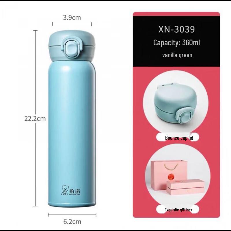 Heenoor Portable Stainless Steel Insulated Mug
