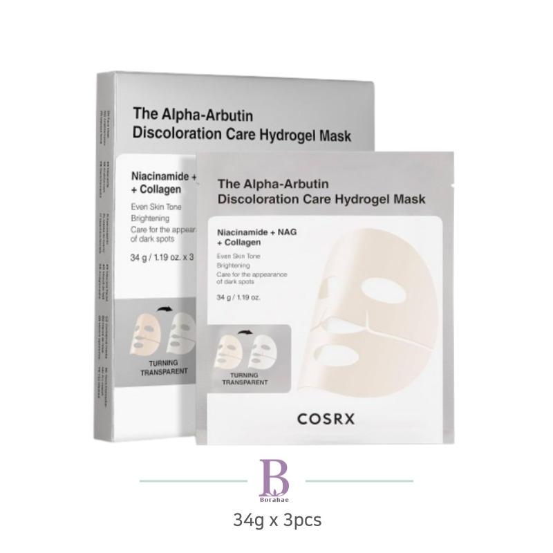 COSRX La Maschera Idrogel Discoloration Care all'Alfa Arbutina 34g x 3 pezzi